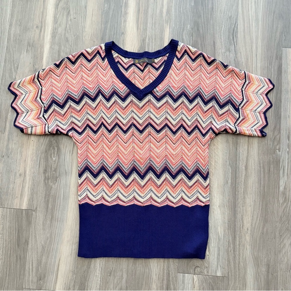 Outback Red Multicolored Sweater Size L